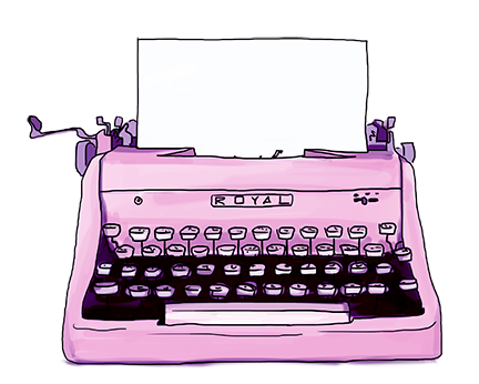 Royal-Typewriter-Pink